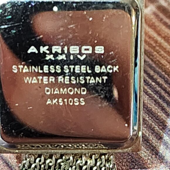 Akribos XXIV AK510SS Mesh Wraparound Band Quartz Women's Watch - Picture 5 of 5